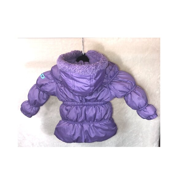 COAT,  24m,  PINK PLATINUM,  polka dots - Picture 2 of 4